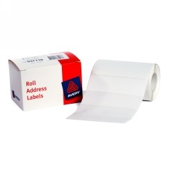 AVERY ADDRESS LABELS 125x36mm Roll White